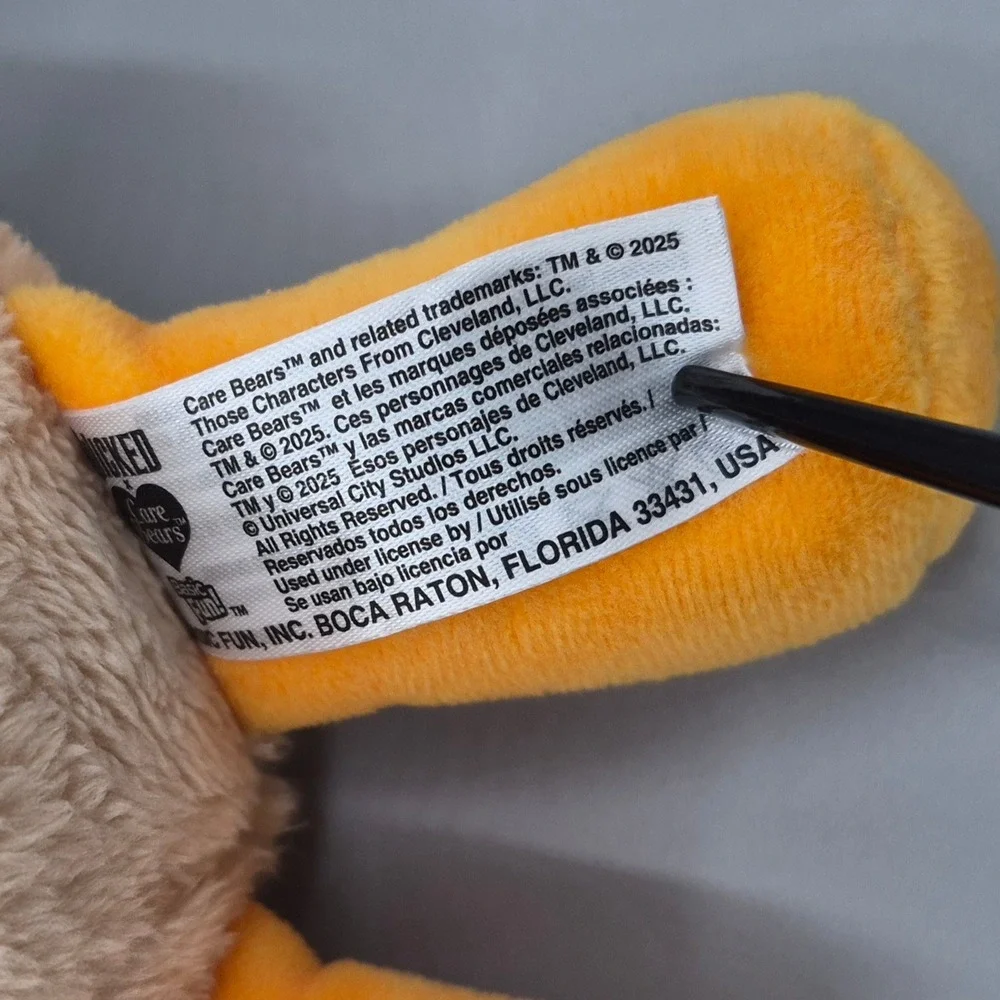 Care Bears x Wicked Brave Heart Lion Cowardly Lion Plush Stuffed Animal NWT 2025